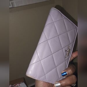 Quilted Lilac Wallet Kate Spade